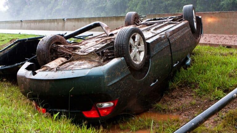 rollover crash in Little River