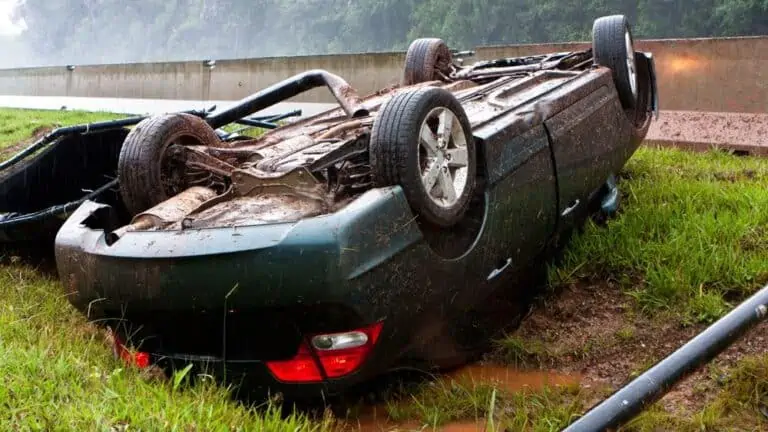 rollover crash in Little River