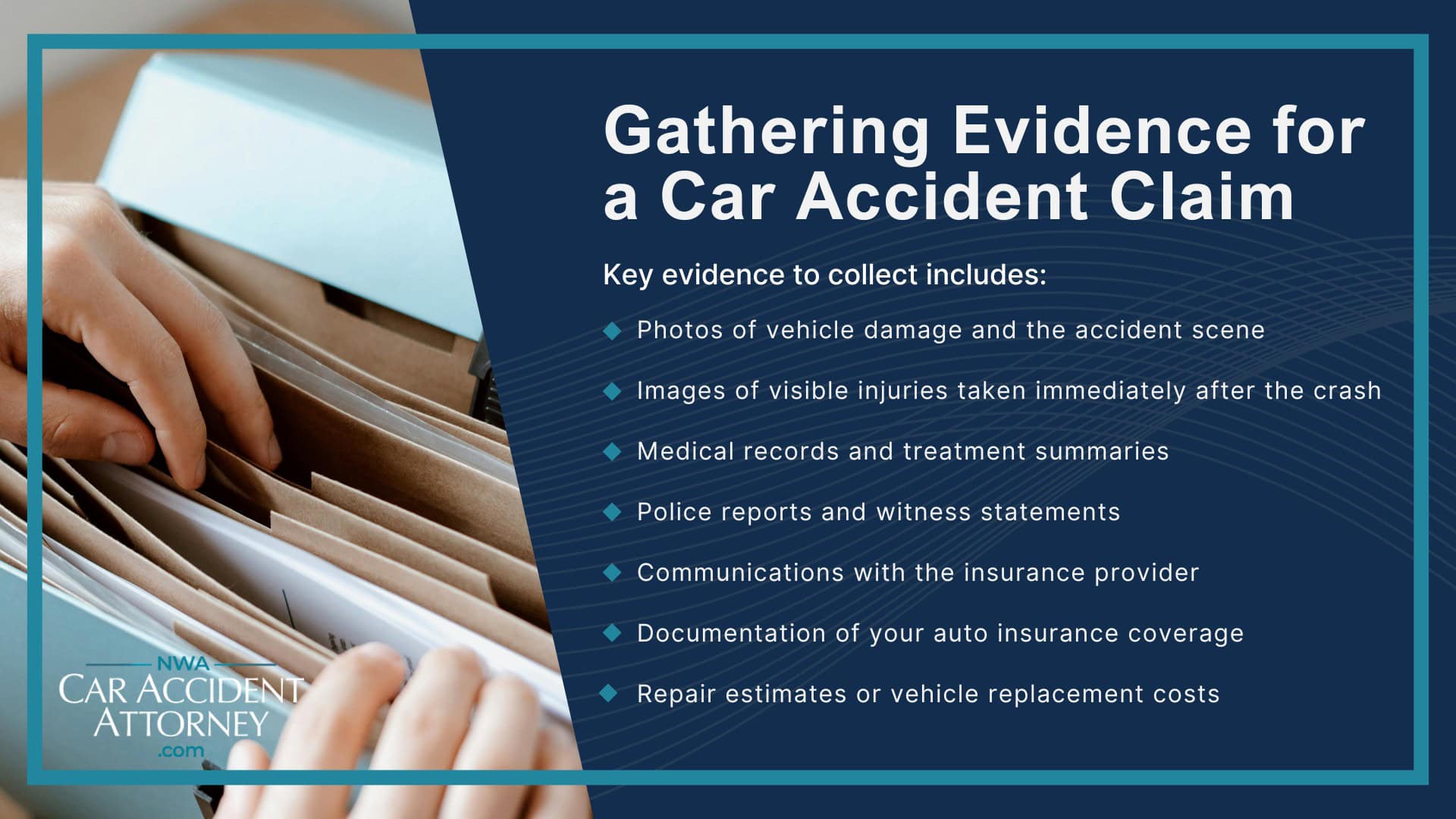 Meet Our Experienced Car Accident Lawyers; Sean Keith; Brynna Barnica; The Personal Injury Lawsuit Process in Arkansas Explained; Do You Qualify for a Car Accident Claim; Gathering Evidence for a Car Accident Claim