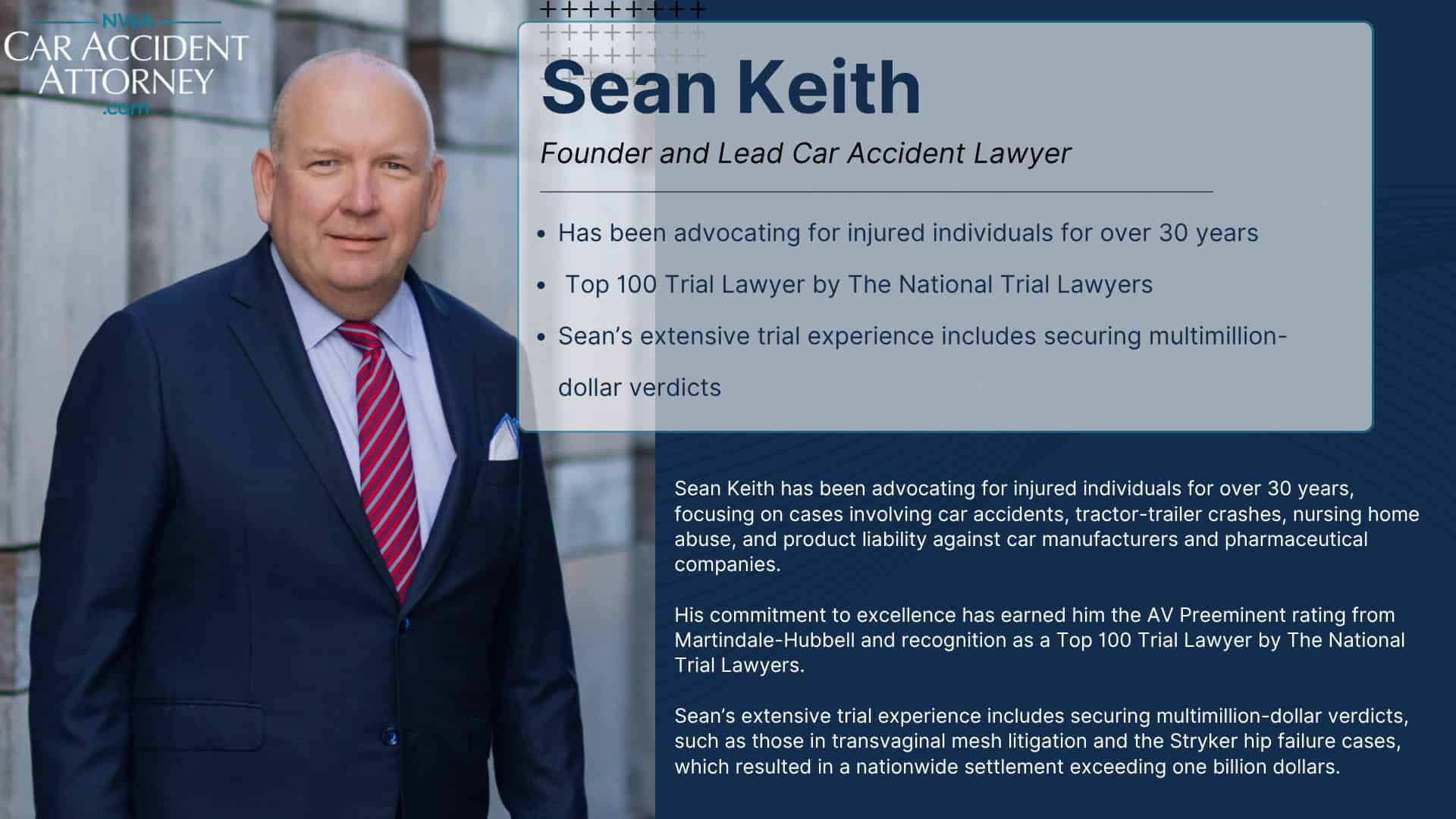 Meet Our Experienced Car Accident Lawyers; Sean Keith